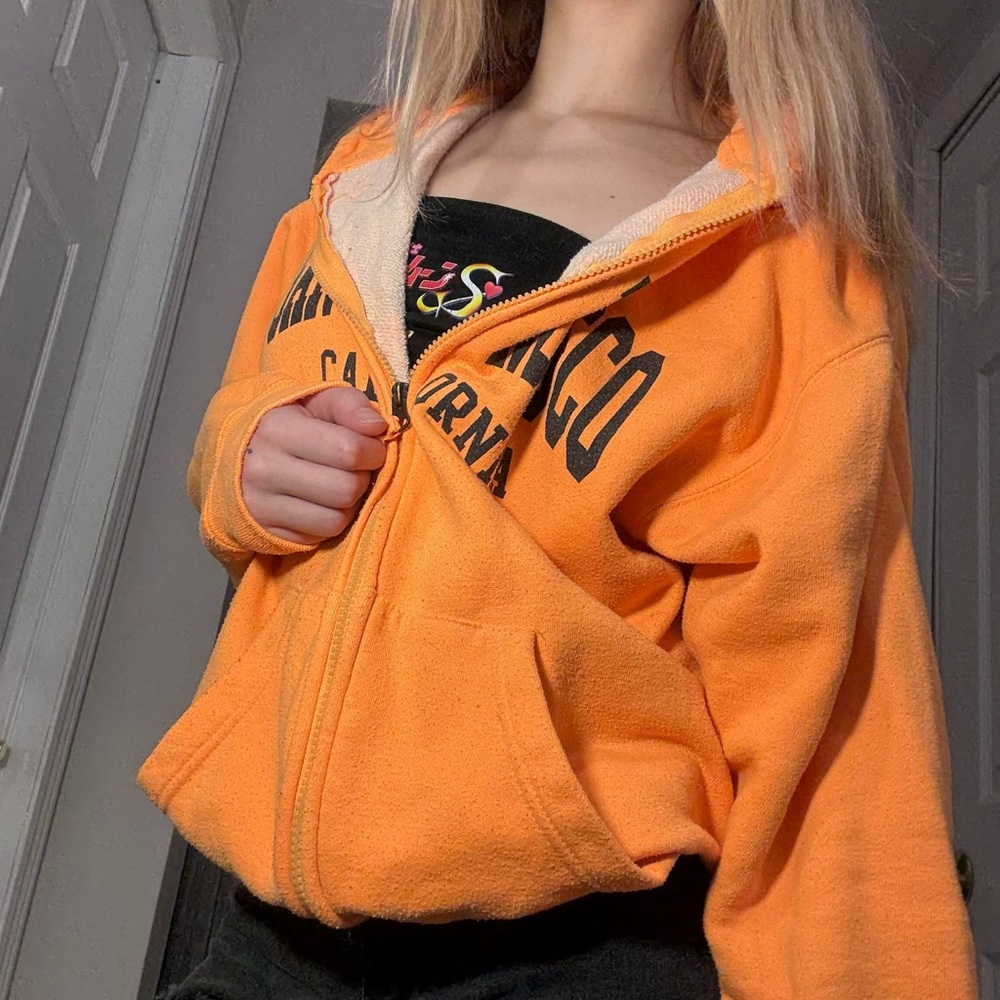 vintage exist miami zip up sweater